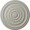 Ekena Millwork Carton Ceiling Medallion (For Canopies up to 3 3/4"), Hand-Painted Pot of Cream, 17 3/4"OD x 1 3/8"P CM18CAPCF - alternate 1